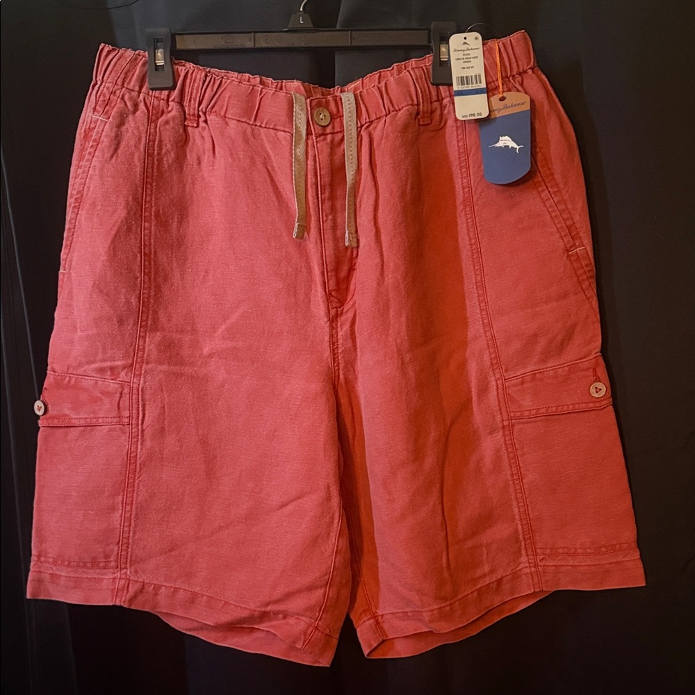New Tommy Bahama Men's Coral Cargo Shorts